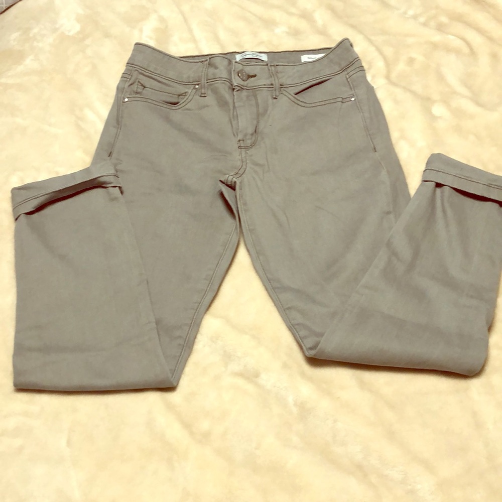 Jessica Simpson grey/green cropped skinny jeans